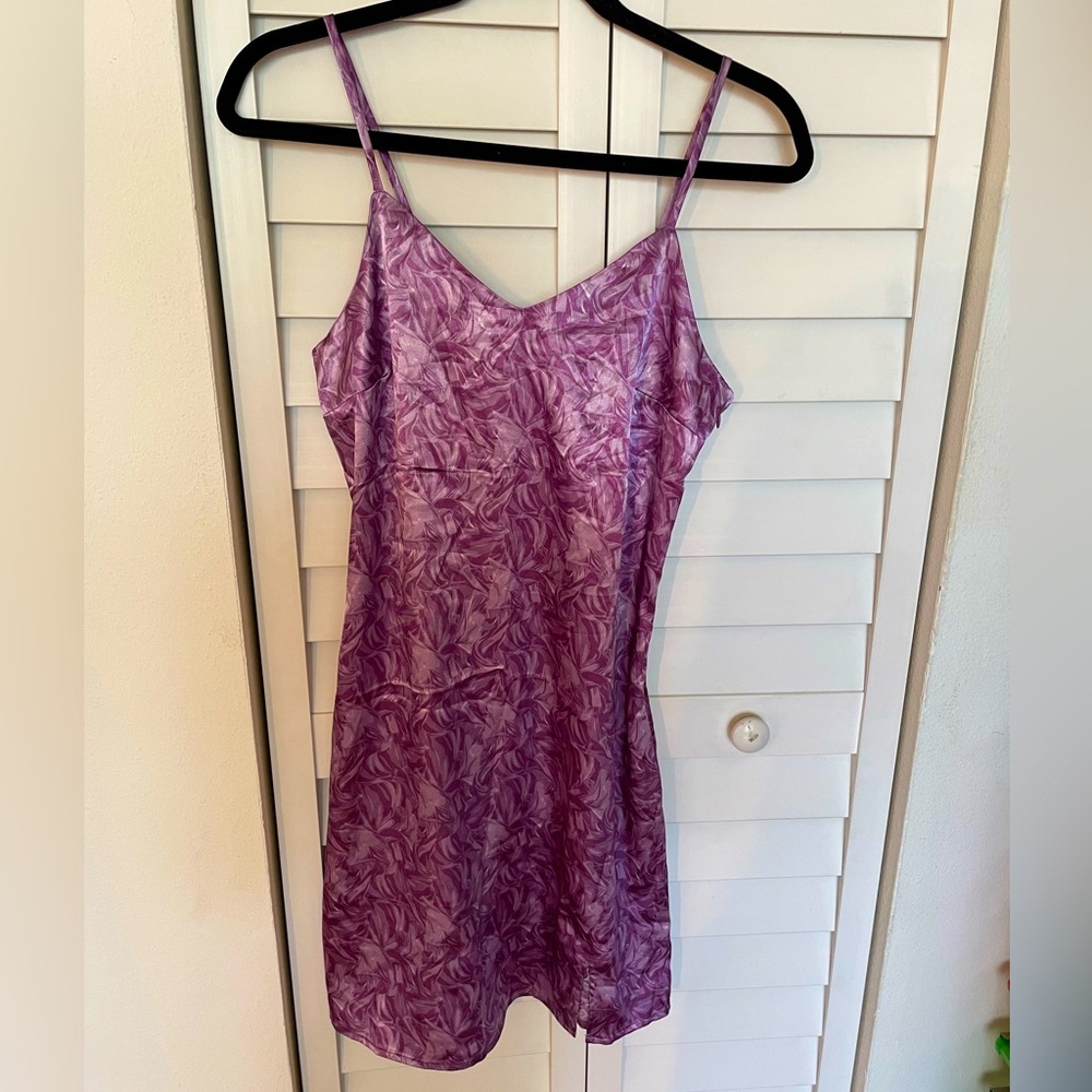 And Now This Satin Slip Dress